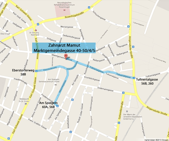 anfahrt_zahnarzt_mamut